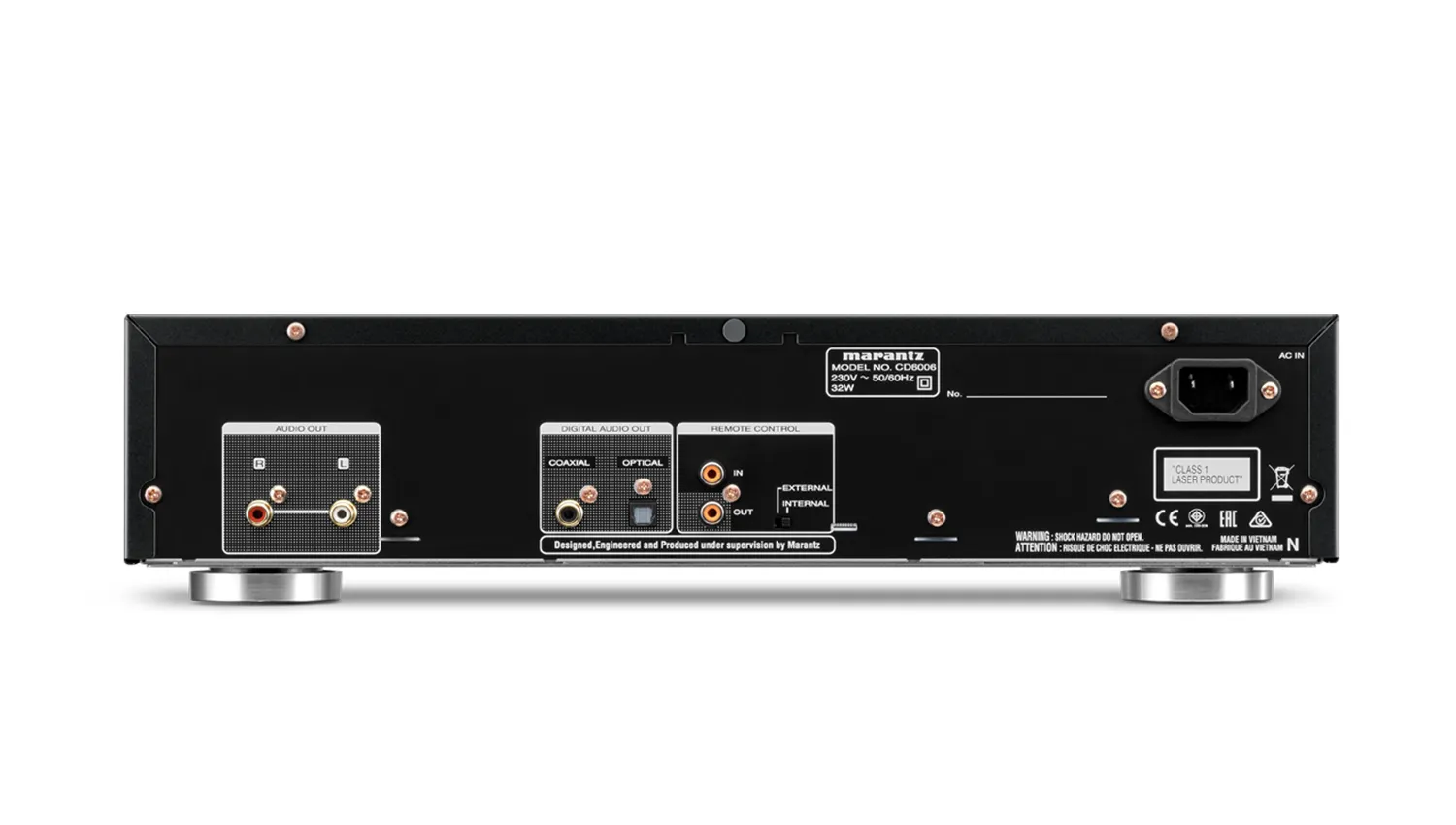 mặt sau Đầu Marantz CD6006