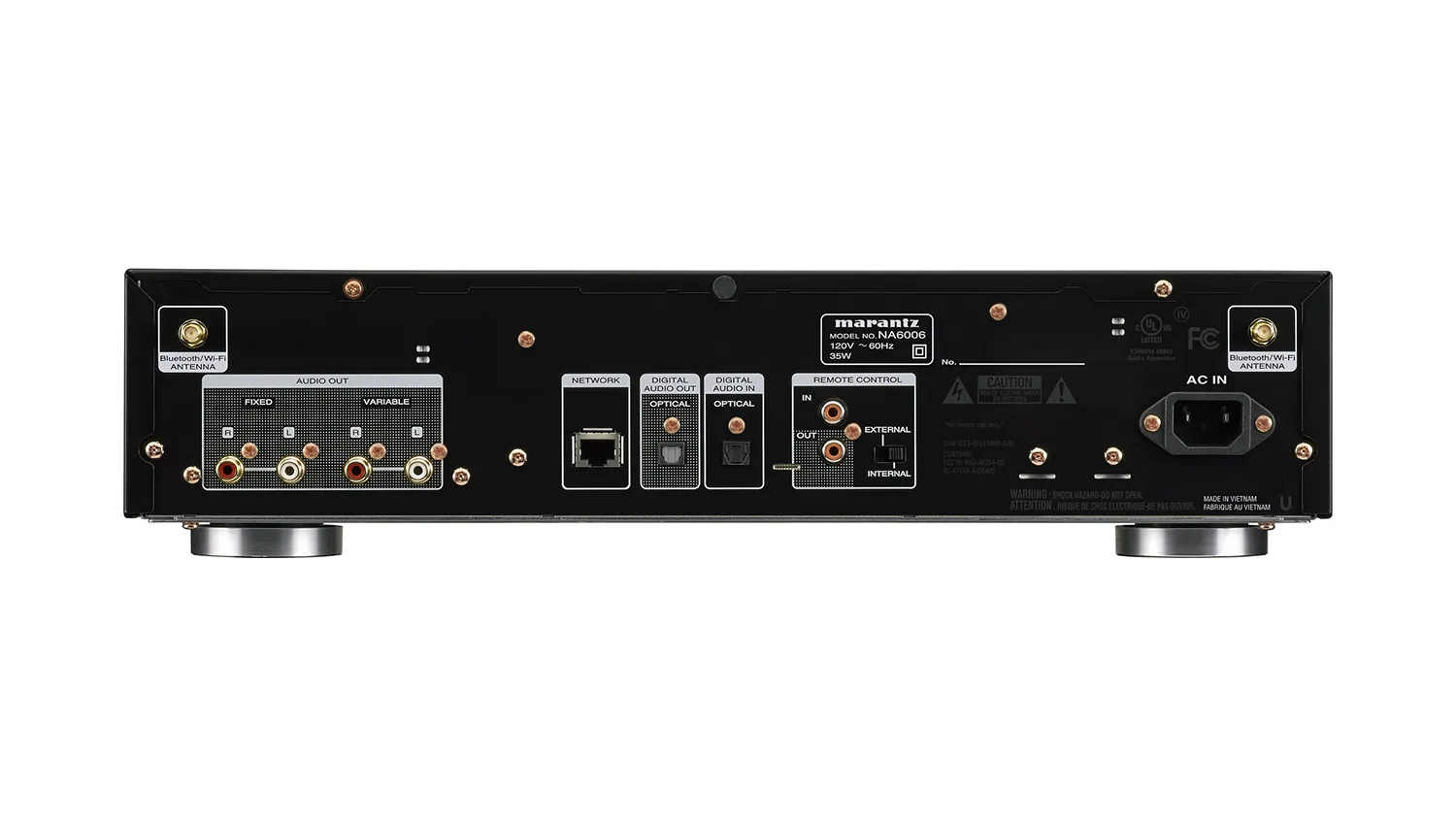 mặt sau Bộ giải mã DAC Marantz NA6006