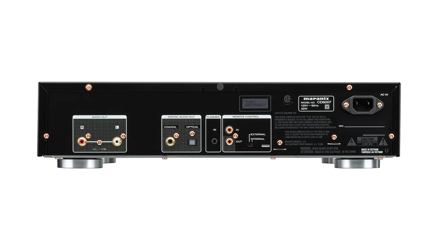 mặt sau Đầu Marantz CD6007