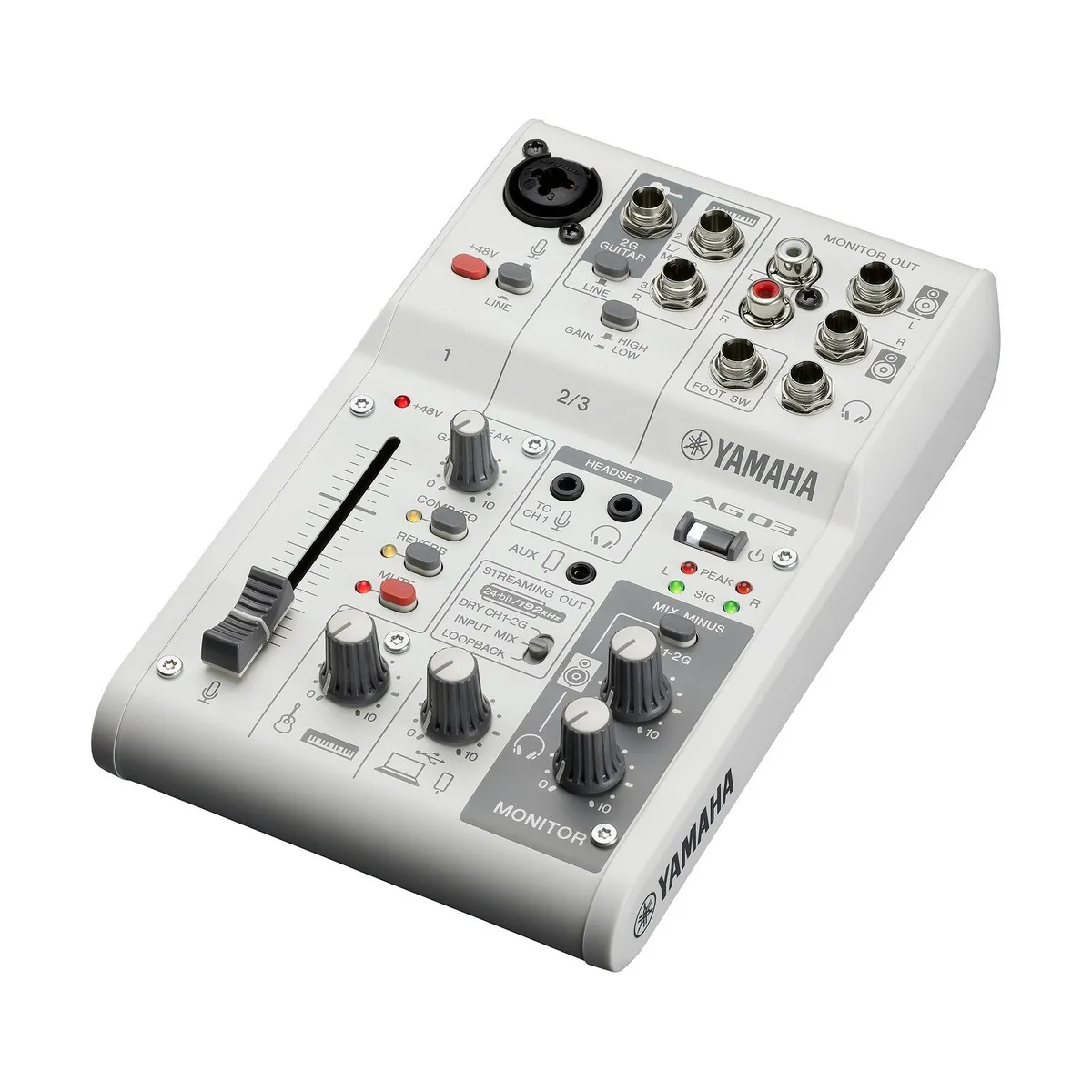 Bộ livestream Yamaha AG03MK2 LSPK (mixer AG03MK2, micro YCM01, tai nghe YH-MT1) - Hình 2