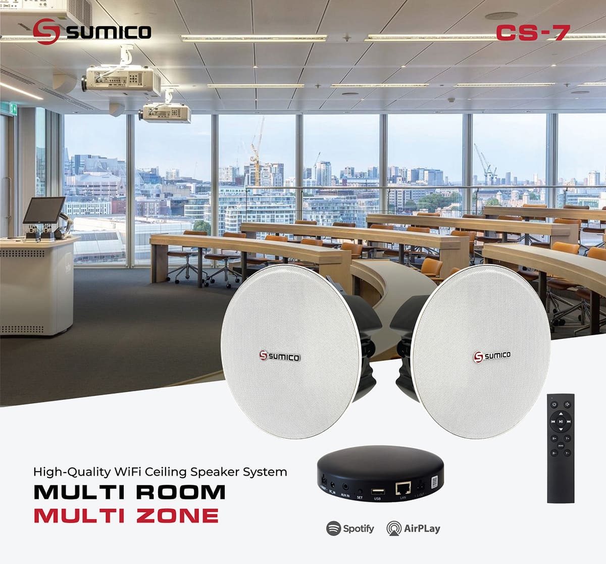 Bộ loa âm trần Sumico CS-7