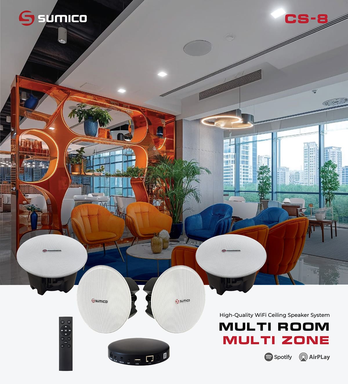 Bộ loa âm trần Sumico CS-8