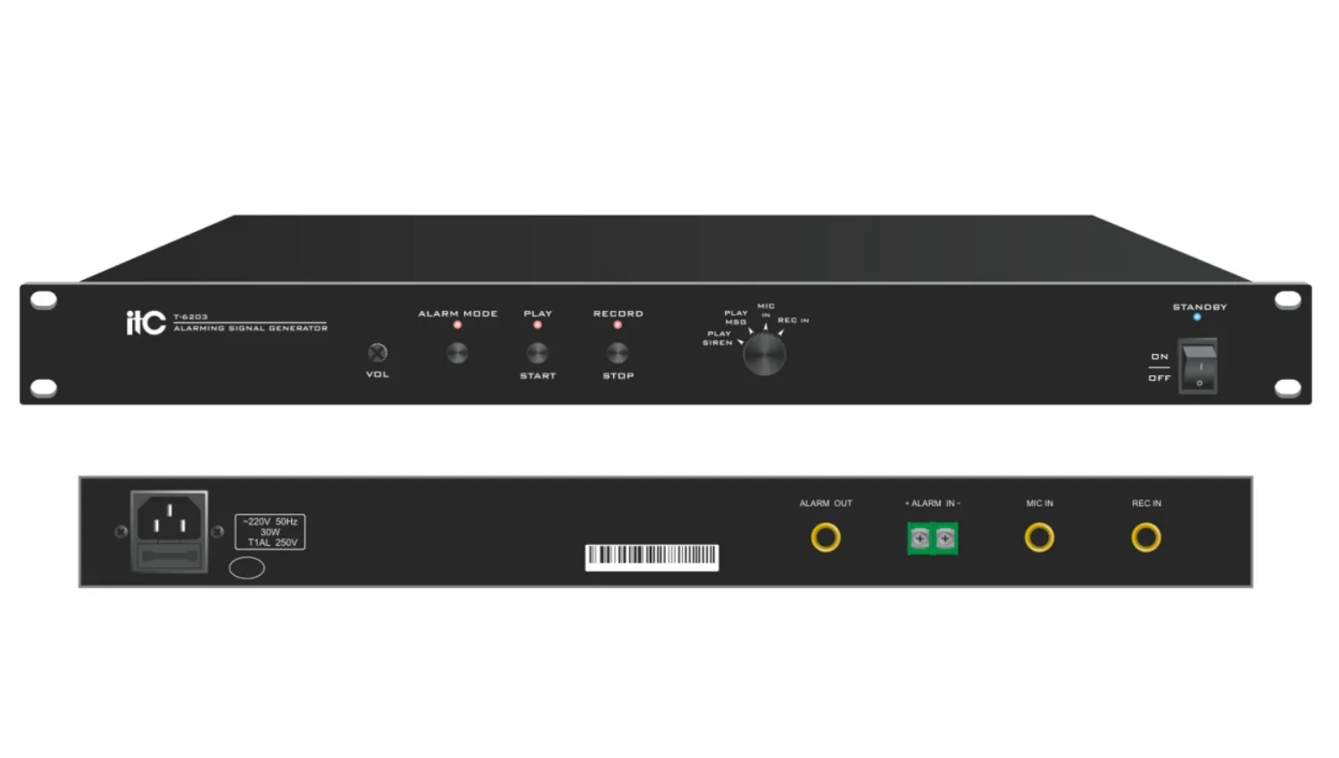 Bộ lưu tín báo cháy và ghi âm giọng nói ITC T-6203