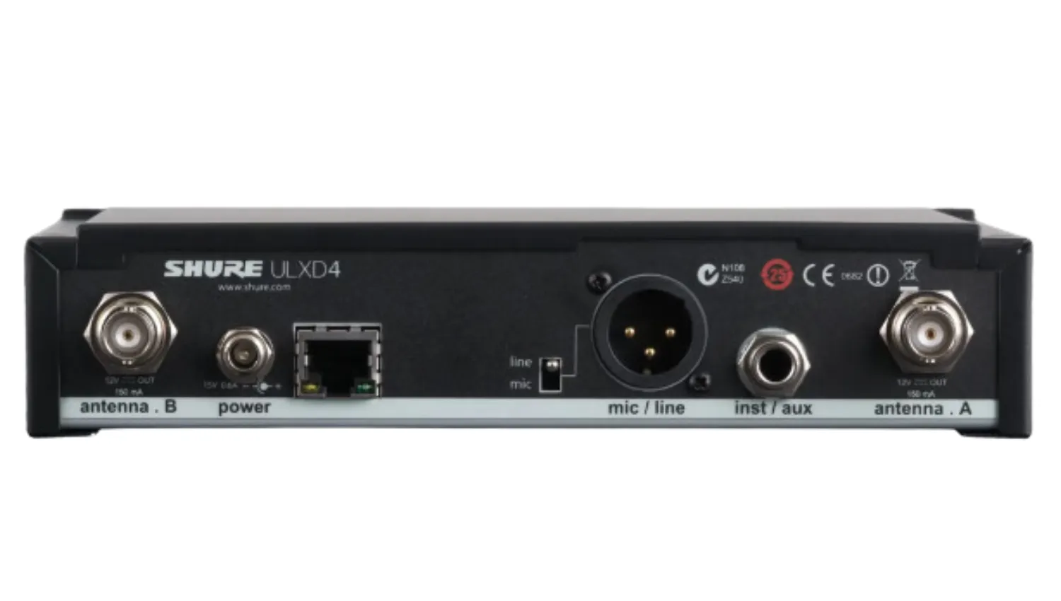 Bộ nhận không dây 1 kênh Shure ULXD4A
