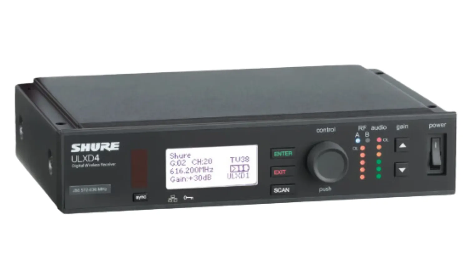 Bộ nhận không dây 1 kênh Shure ULXD4A