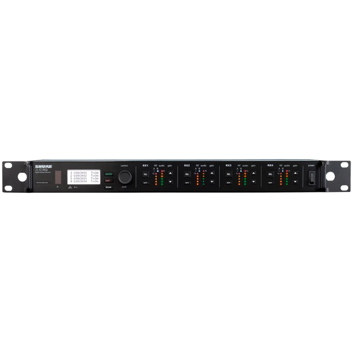 Bộ thu kỹ thuật số 4 kênh Shure ULXD4QE