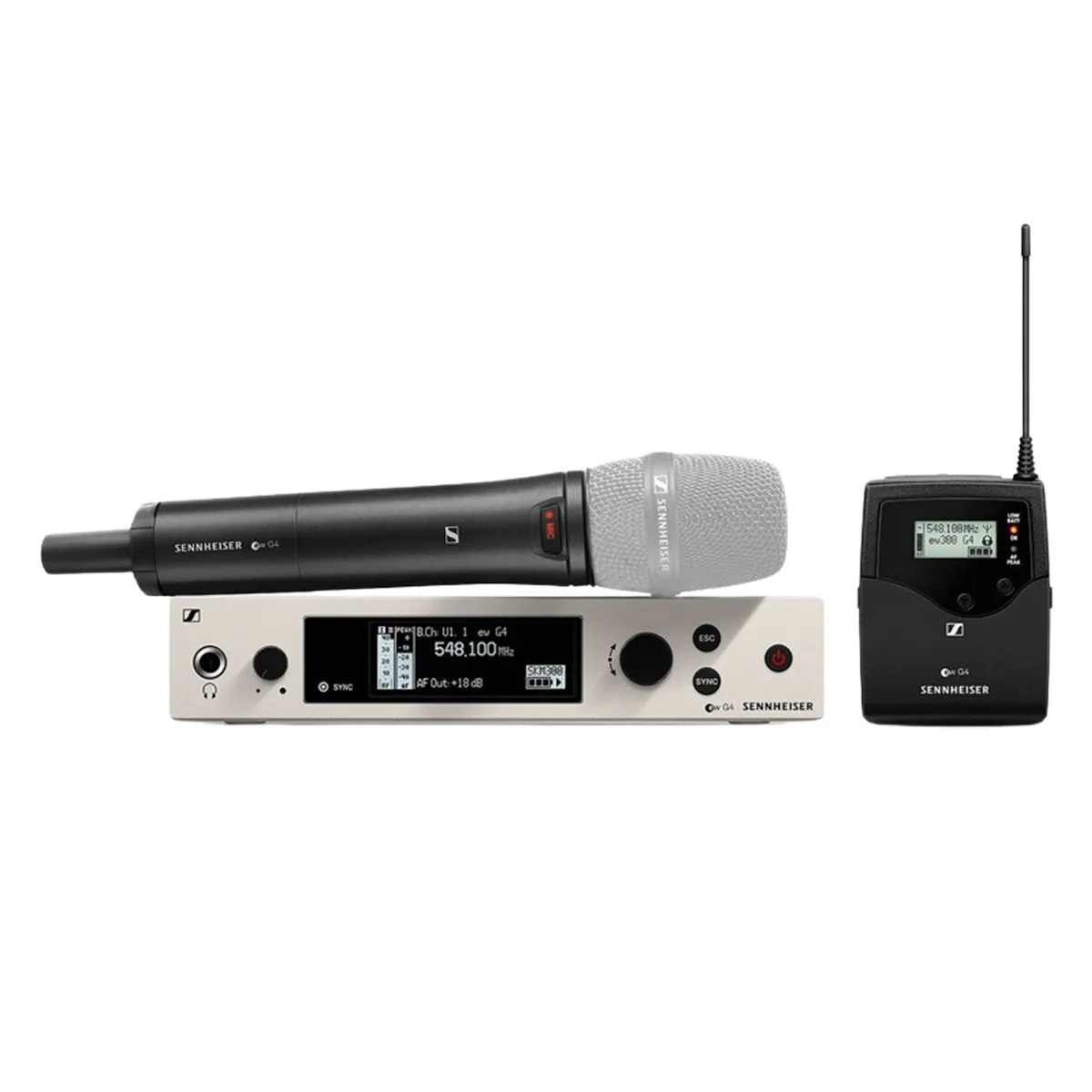 Bộ thu và phát kèm micro Sennheiser EW 300 G4-BASE COMBO