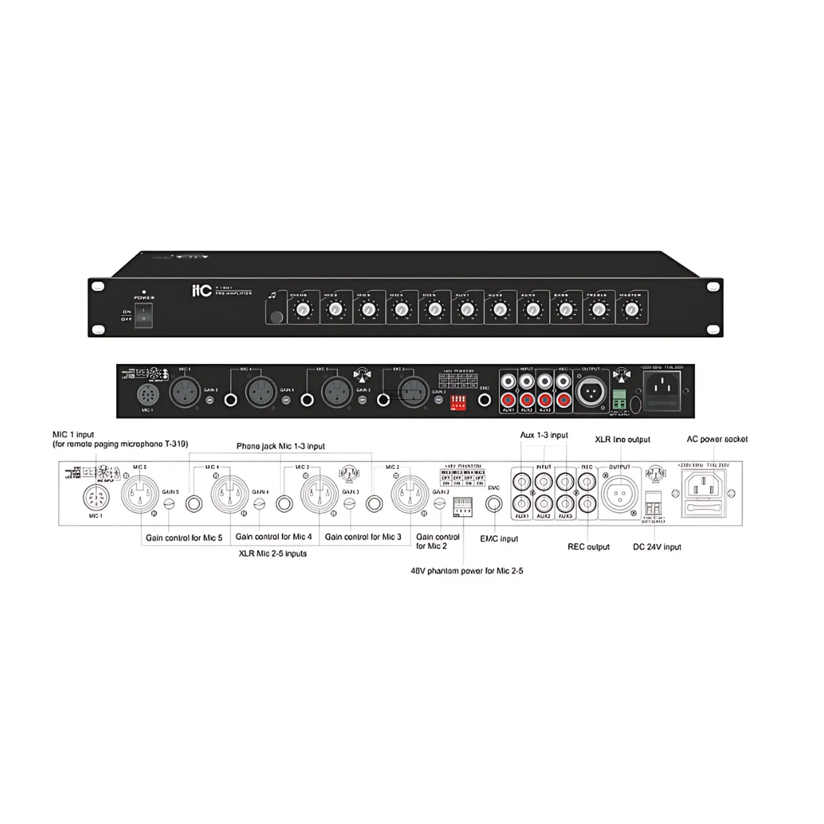 Bộ Tiền Khuếch Đại ITC T-1S01 - Hình 2