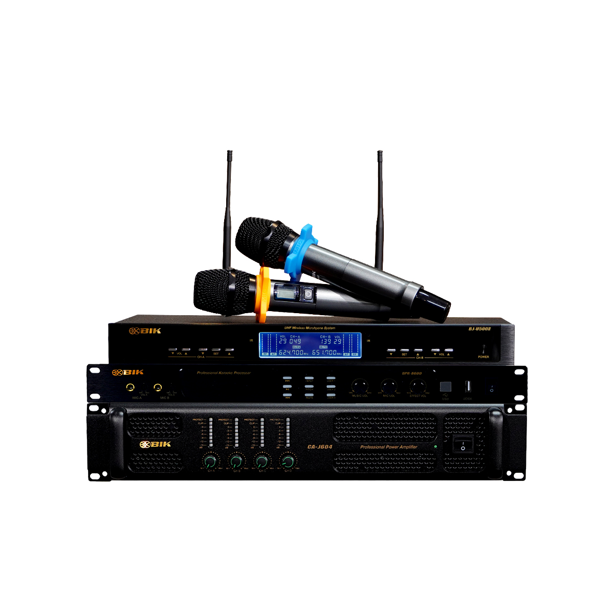 Dàn Karaoke BIK DA01 (BIK KSP 5010, BIK CA-J604, BIK BPR-8600, BIK BBK-W55A, BIK BJ-U500II) - Hình 4