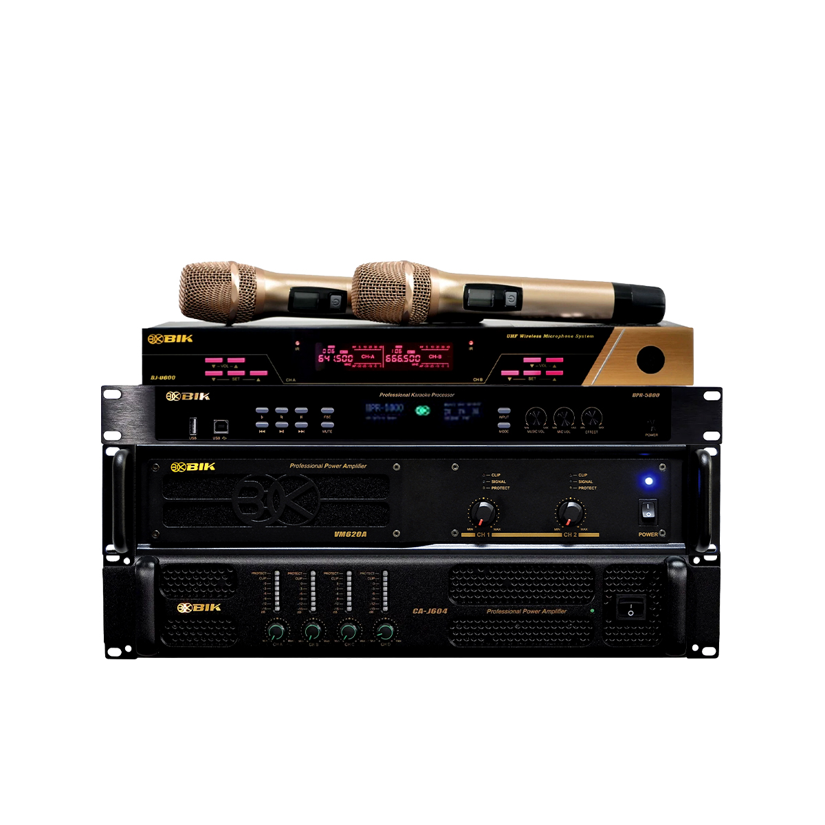 Dàn karaoke cao cấp BIK 41 (BSP 410II, BIK CA-J604, BIK VM620A, BIK BPR-5800, BIK BJ W66plus, BIK BJ-U600) - Hình 4