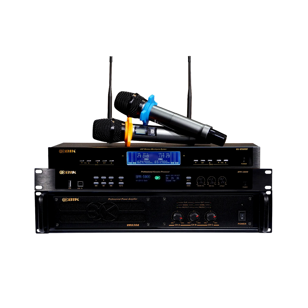 Dàn karaoke gia đình BIK 10 (BIK BSP 410II, BIK VM630A, BPR-5800, BIK BJ-W66PLUS, BJ-U500II) - Hình 4