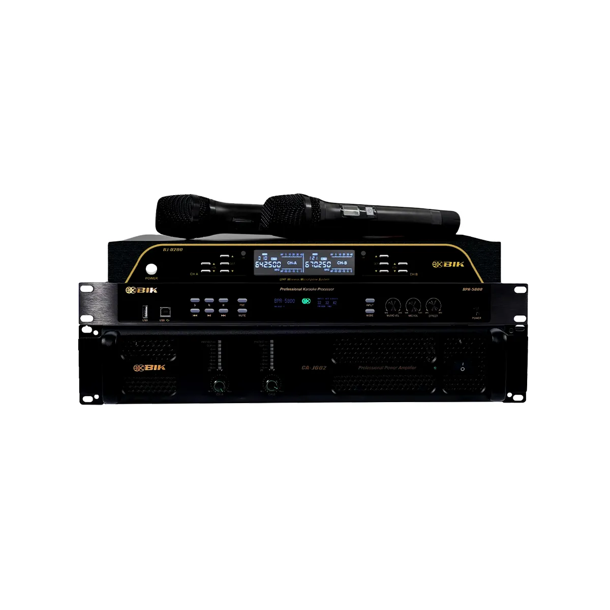 Dàn karaoke gia đình BIK 45 (BIK BSP 412II, BIK CA-J602, BIK BPR-5800, BIK BJ-W25AV II, BIK BJ-U200) - Hình 4