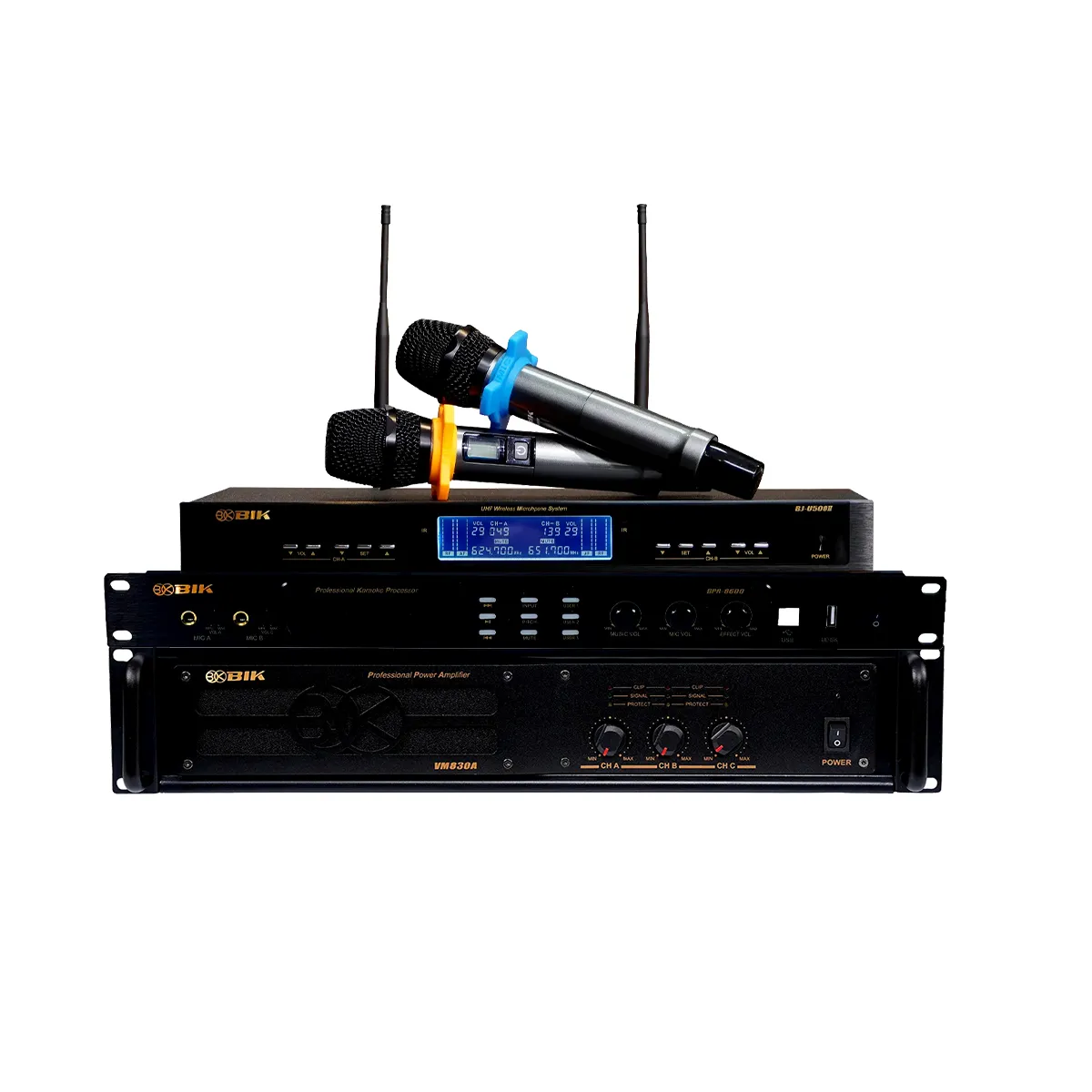 Dàn karaoke BIK DA07 (BIK KSP-5012, VM830A, BJ-W88 Plus, BPR-8600, BJ-U500II) - Hình 4