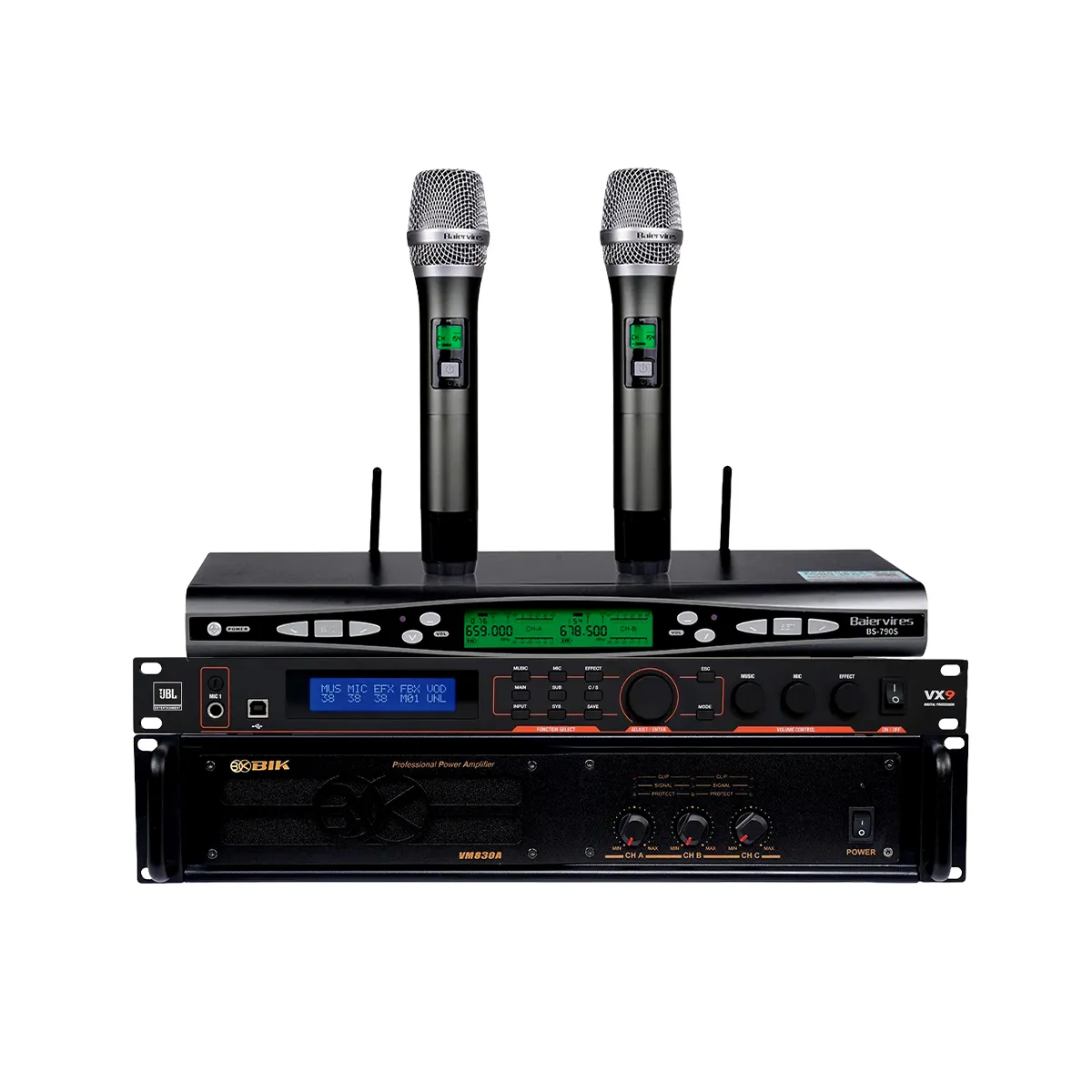 Dàn karaoke gia đình dBTechnologies 16 (dBTechnologies LVXP12, LVX PSW15, BIK VM 830A, JBL VX9,...) - Hình 4