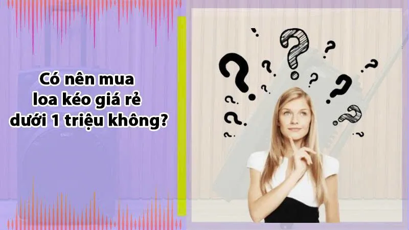 Có nên mua loa kéo giá rẻ dưới 1 triệu không