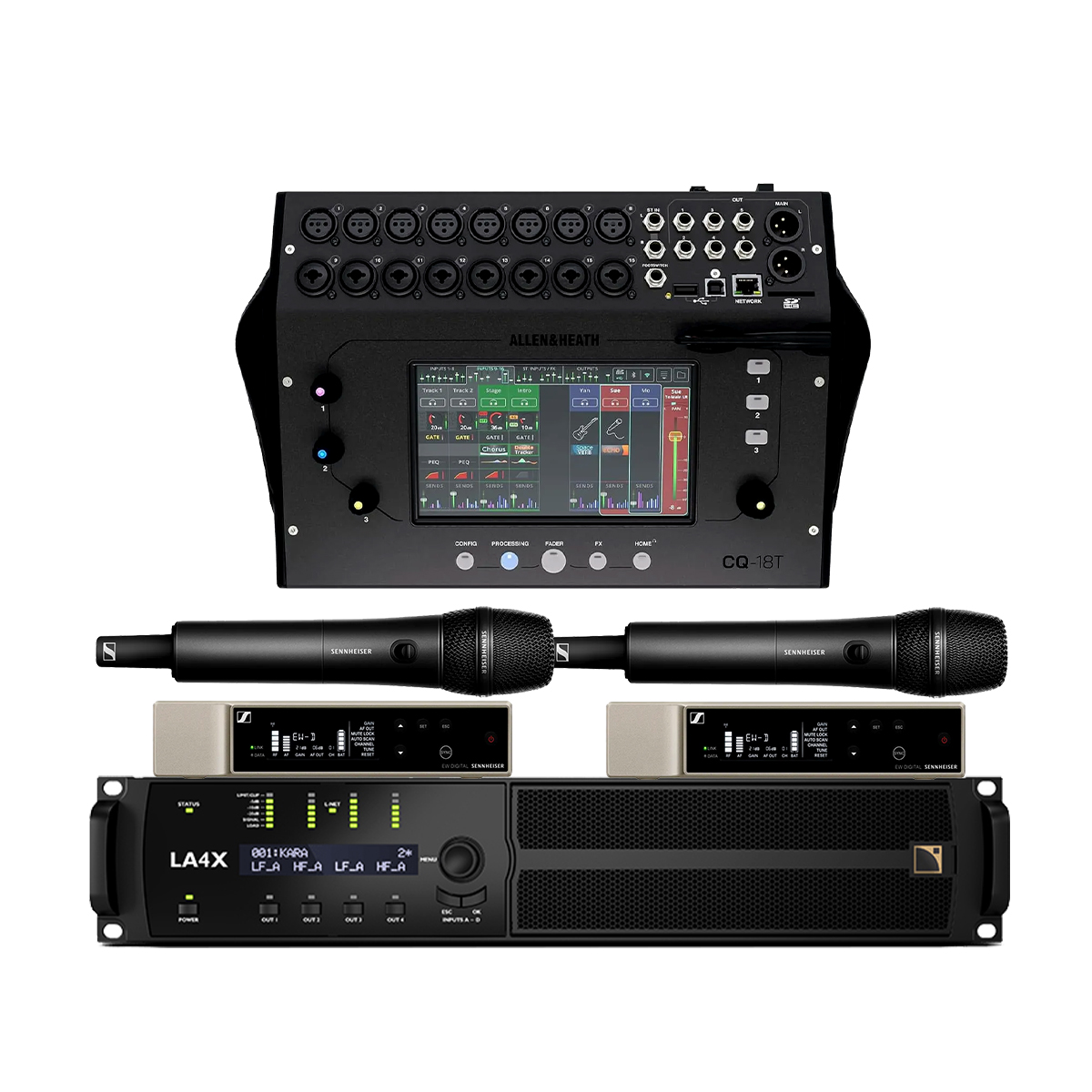 Dàn Karaoke L-Acoustics siêu VIP 02 (L-Acoustics X8, LA4X, Allen & Heath CQ-18T, Syva sub, Sennheiser EW-D 845) - Hình 7