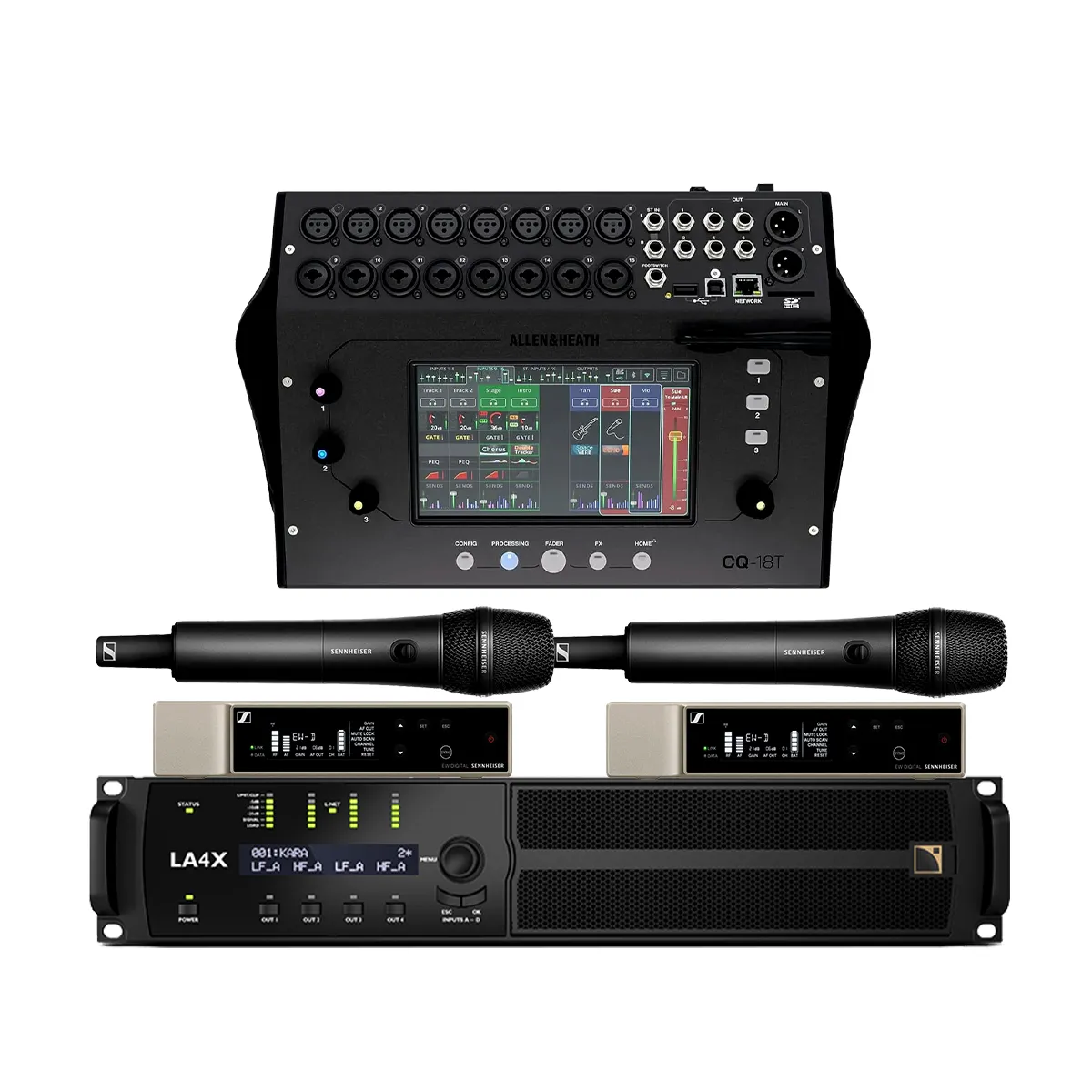 Dàn Karaoke L-Acoustics siêu VIP 02 (L-Acoustics X8, LA4X, Allen & Heath CQ-18T, Syva sub, Sennheiser EW-D 845) - Hình 7