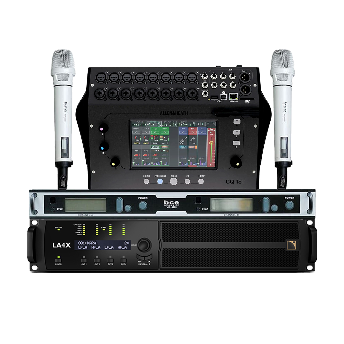 Dàn Karaoke L-Acoustics siêu VIP 03 (L-Acoustics X6i, LA4X, Allen & Heath CQ-18T, Sb6i, BCE VIP6000) - Hình 4