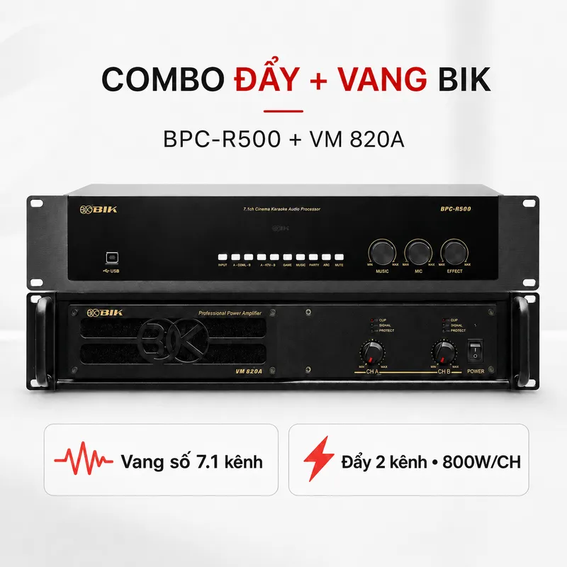 Combo đẩy vang KM03