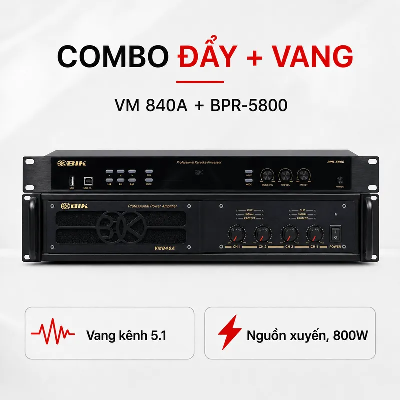 Combo đẩy vang KM23