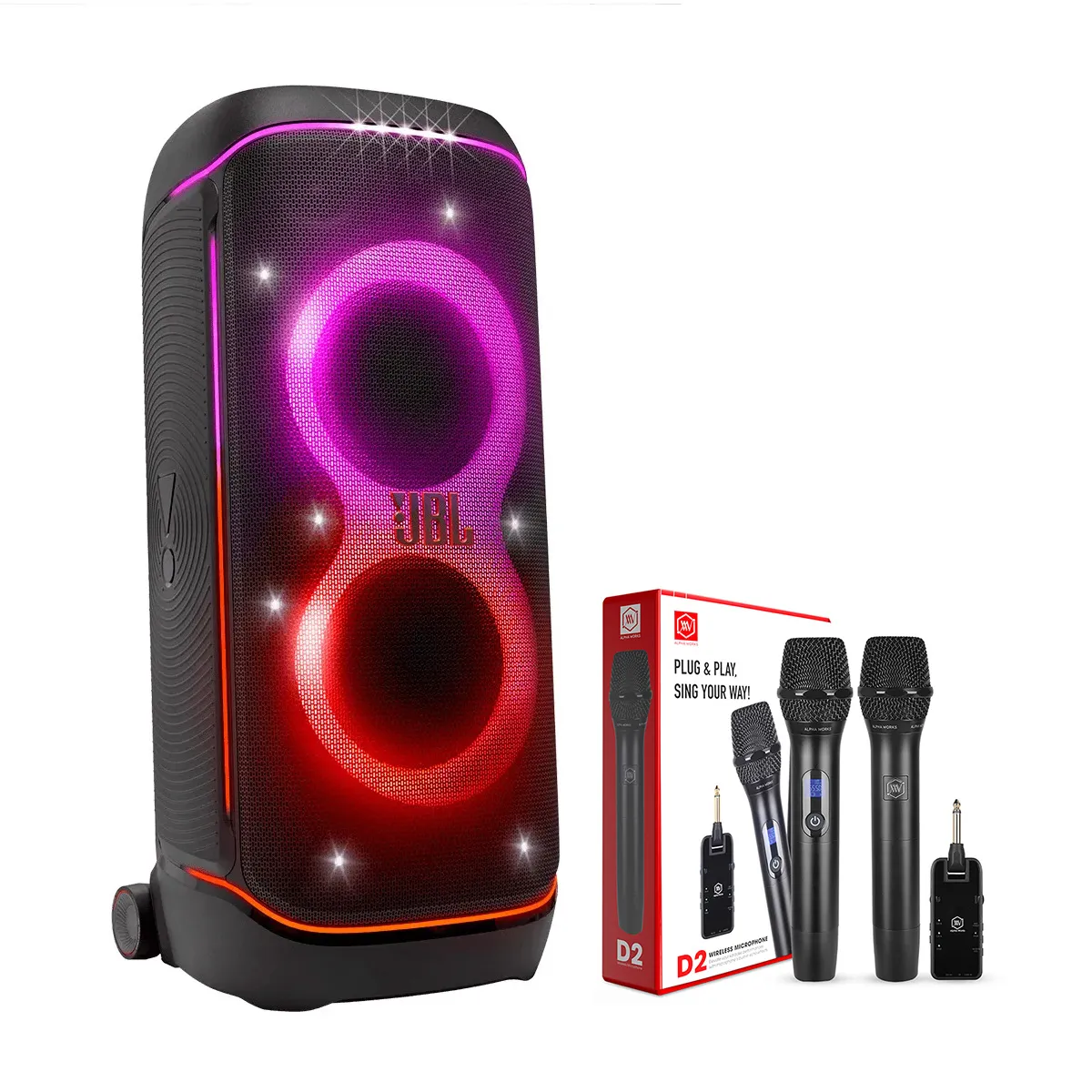 Combo JBL PartyBox 720 + Alpha Works D2