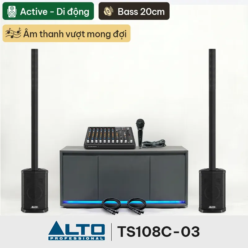 Combo loa cột Alto TS108C New 03