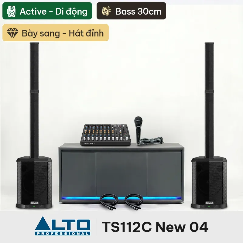 Combo loa cột Alto TS112C New 04
