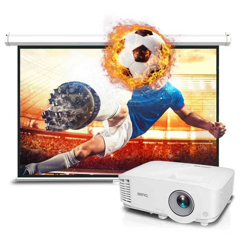 Combo máy chiếu BenQ MX550 + Màn chiếu điện 120 inch