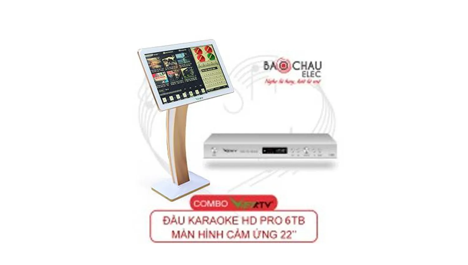 Combo VietKTV HD Pro 6TB + màn 21 inch