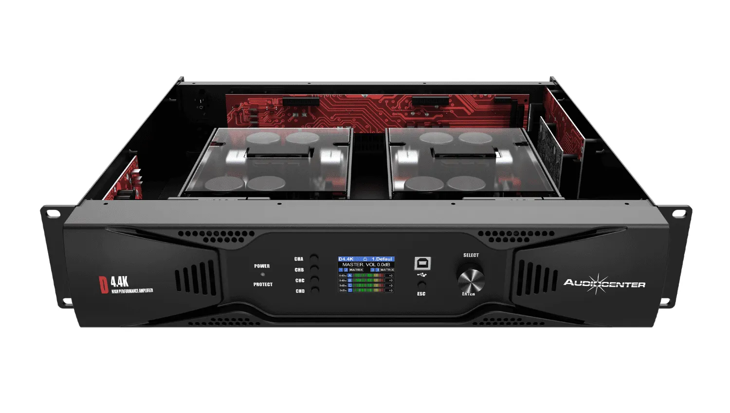 Cục đẩy 4 kênh Audiocenter D4.10K
