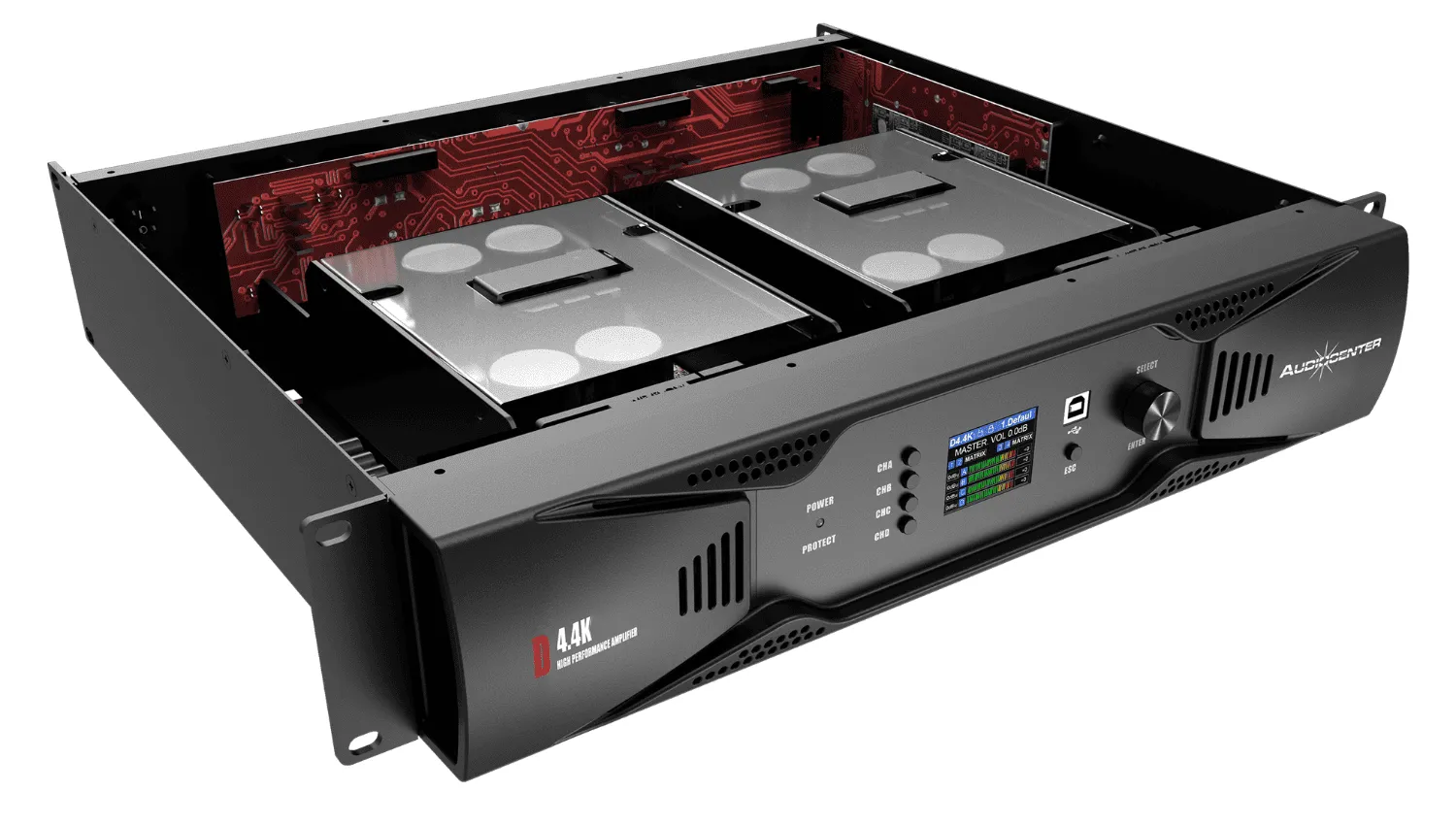 Cục đẩy 4 kênh Audiocenter D4.10K