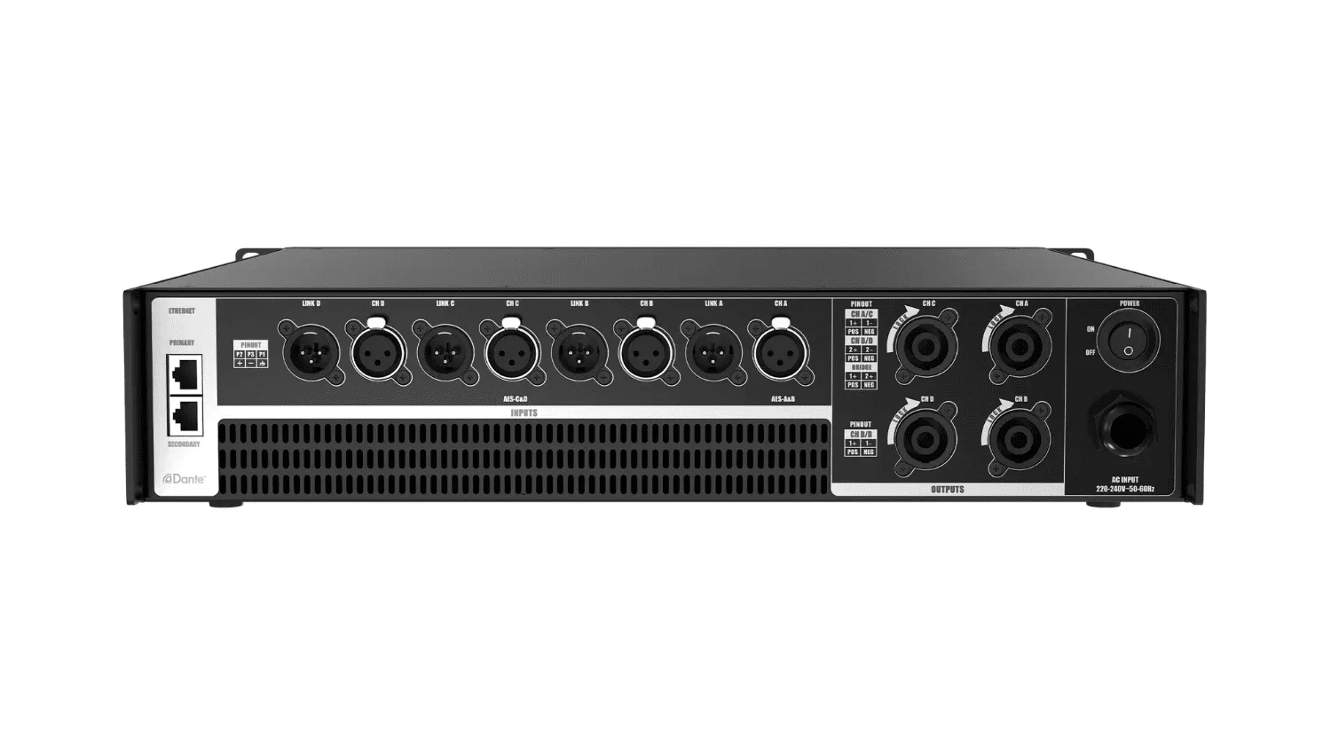 Cục đẩy 4 kênh Audiocenter D4.10K-D