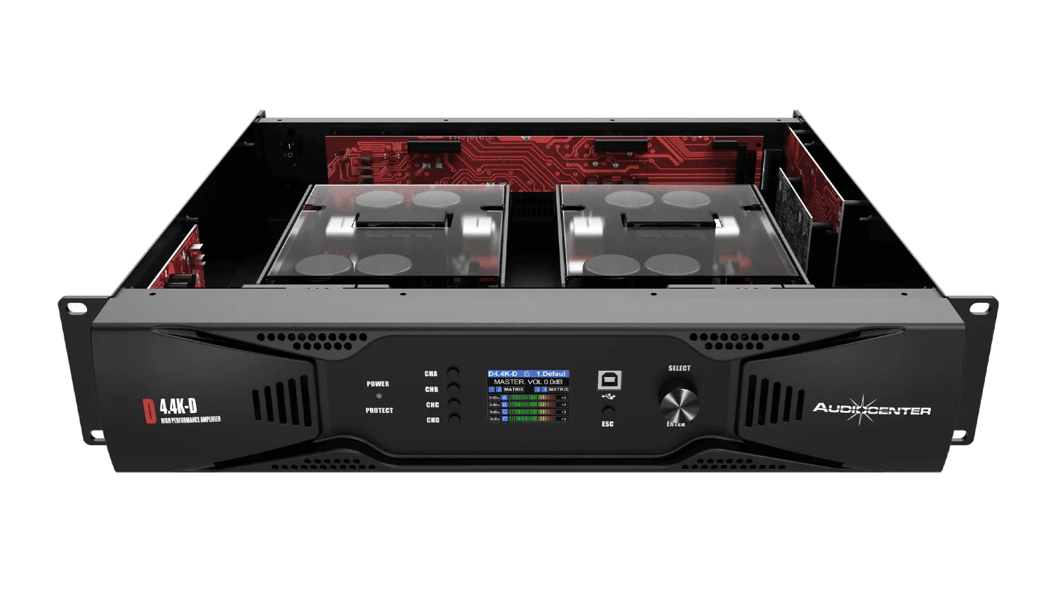 Cục đẩy 4 kênh Audiocenter D4.10K-D