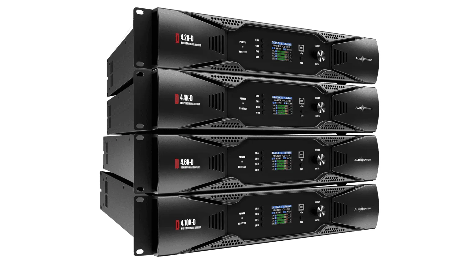 Cục đẩy 4 kênh Audiocenter D4.10K-D