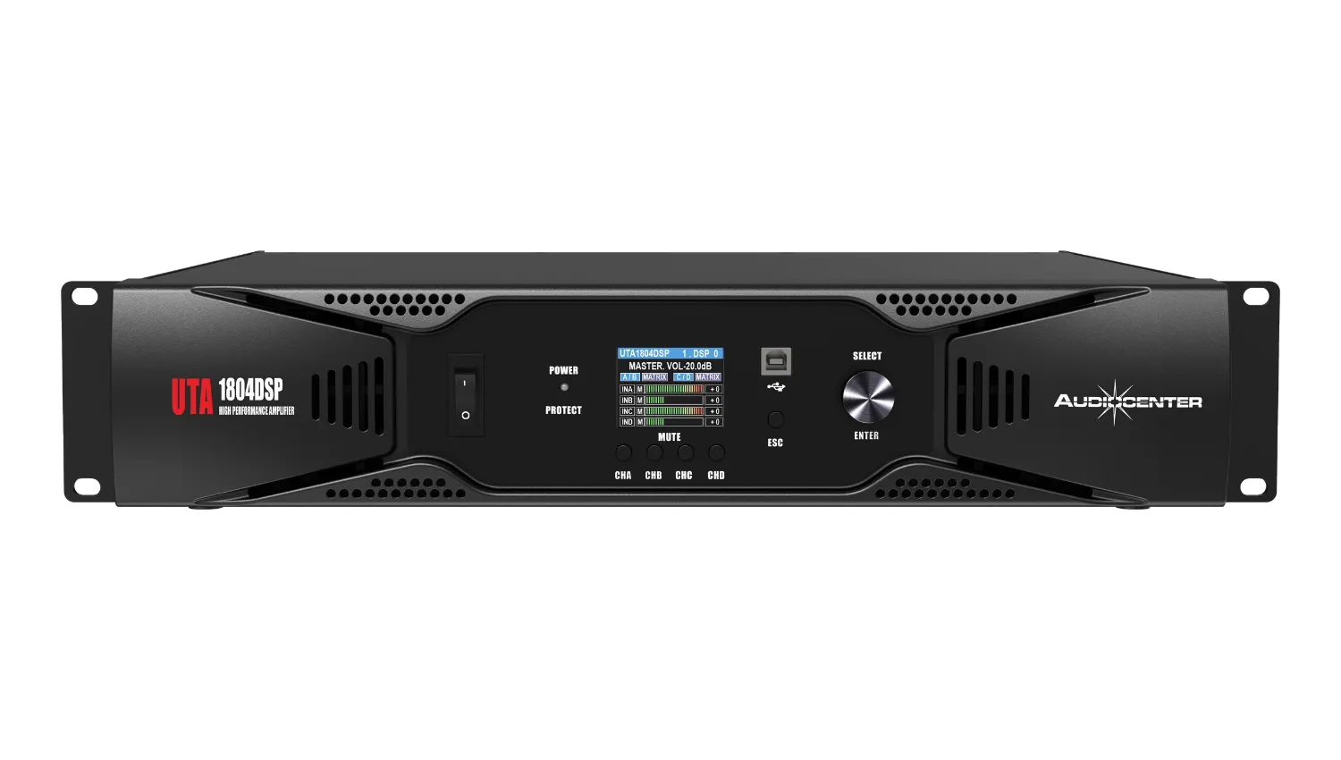 Cục đẩy 4 k&ecirc;nh Audiocenter UTA1804DSP