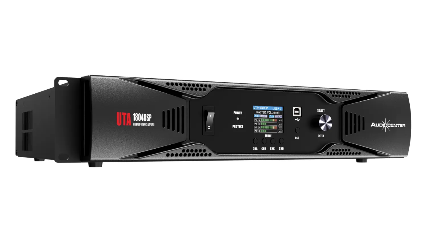 Cục đẩy 4 kênh Audiocenter UTA1804DSP