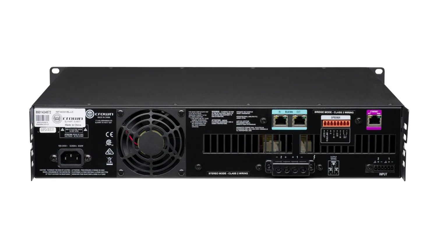 Cục đẩy công suất 2 kênh Crown CDi 2|1200BL