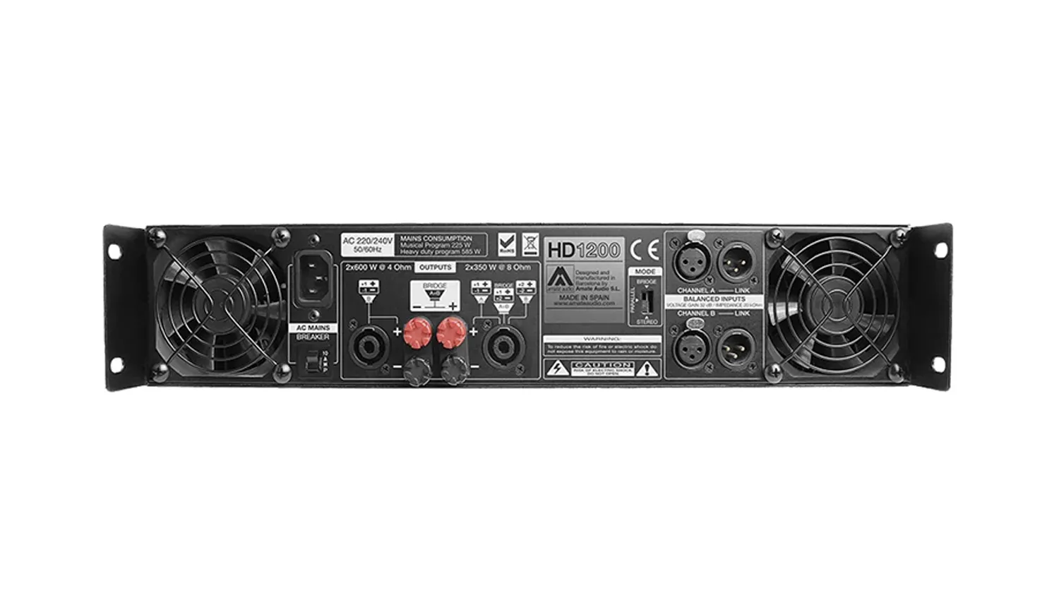 Cục đẩy công suất Amate HD1200