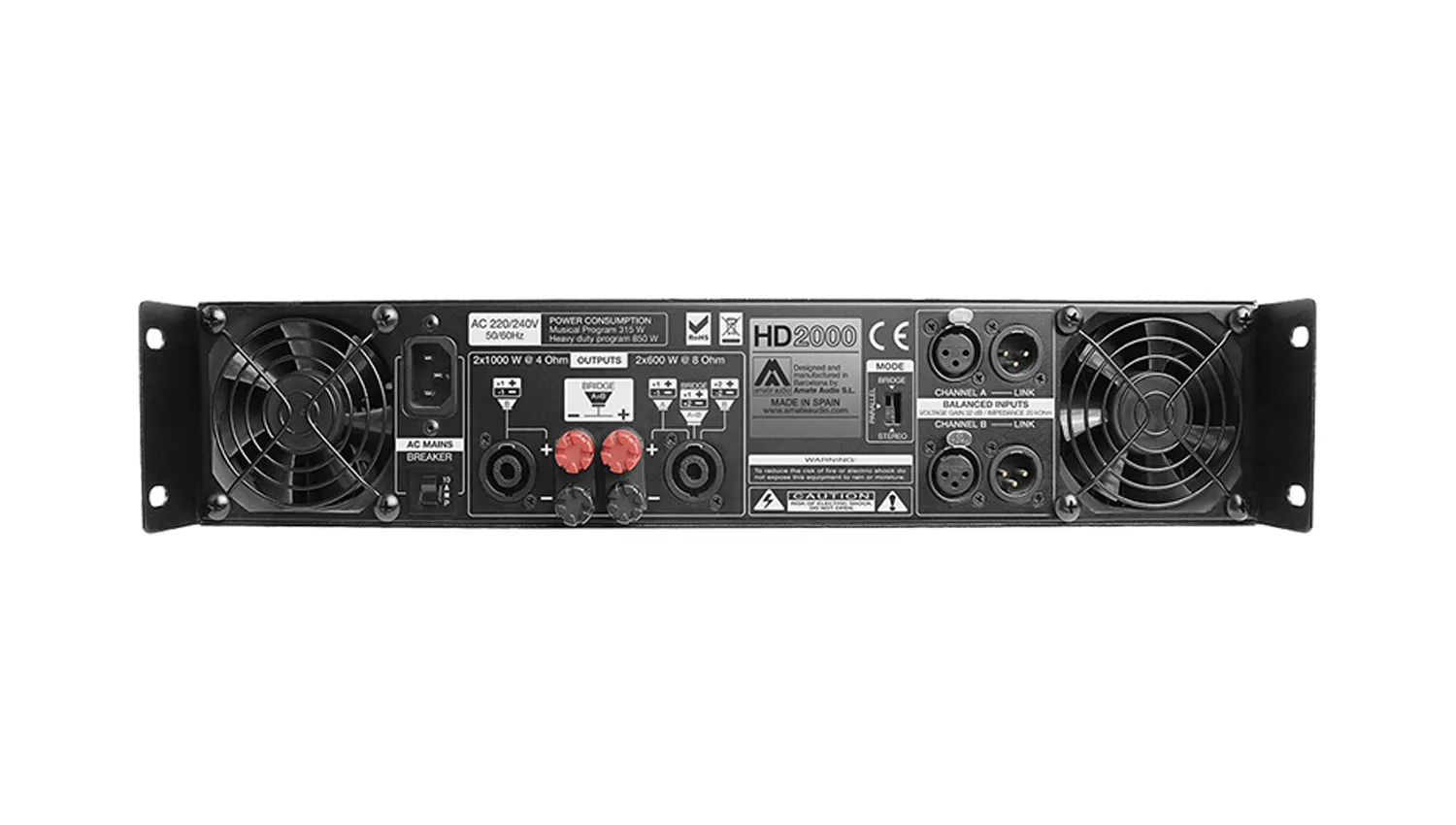 Cục đẩy công suất Amate HD2000