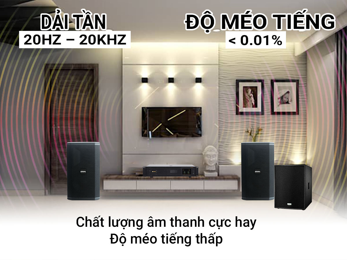 Cục đẩy c&ocirc;ng suất 2 k&ecirc;nh BIK BPA-H62