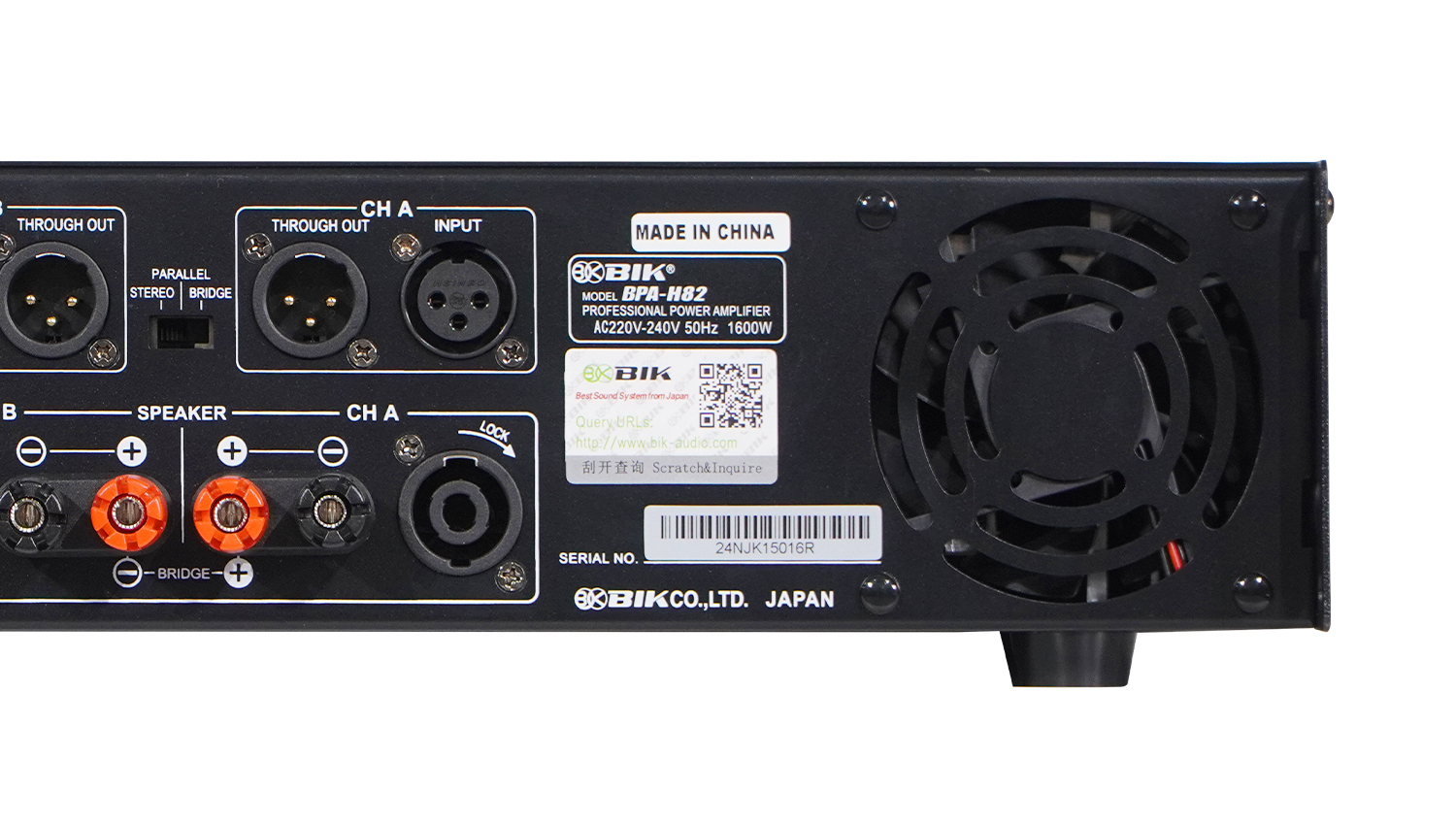 Cục đẩy công suất 2 kênh BIK BPA-H82
