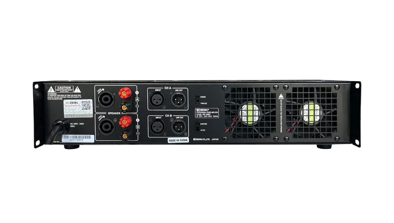 Cục đẩy công suất 2 kênh BIK CA-J402