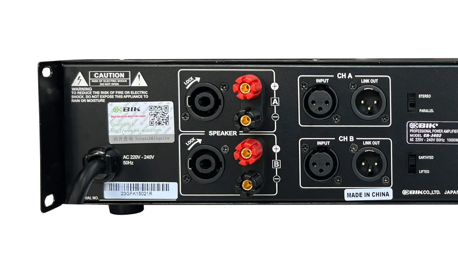 Cục đẩy công suất 2 kênh BIK CA-J402