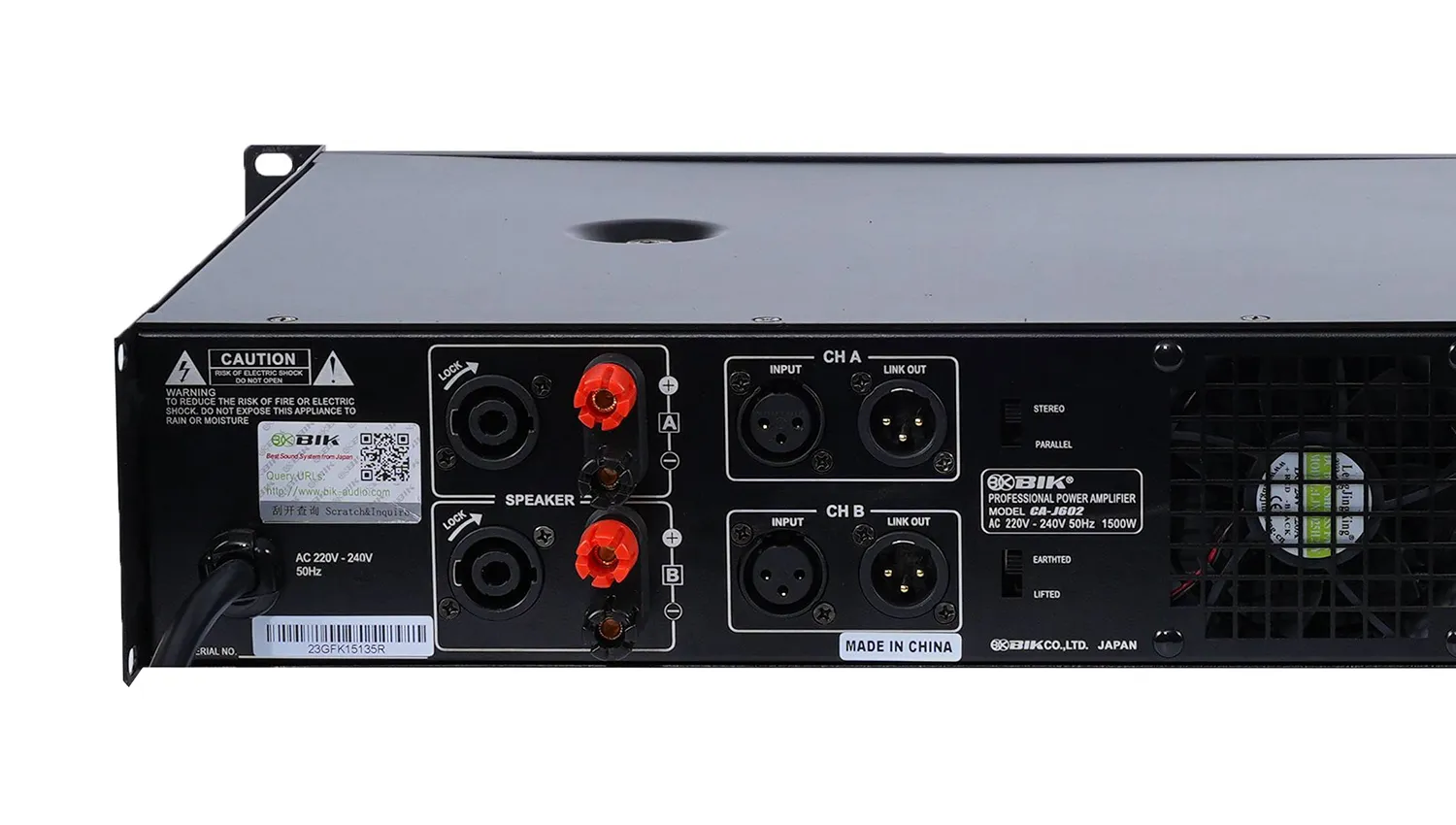 Cục đẩy công suất 2 kênh BIK CA-J602