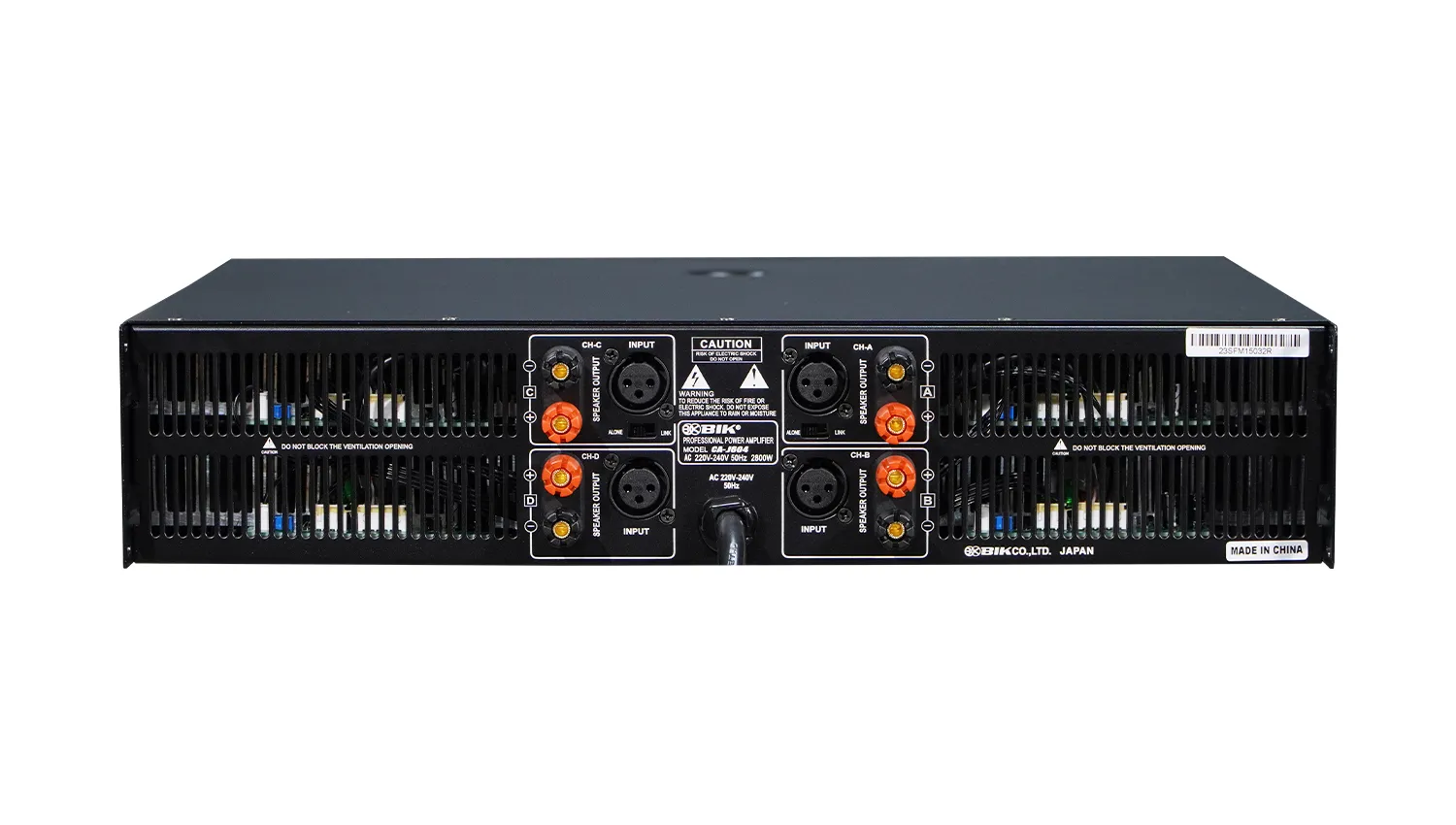 Cục đẩy công suất 4 kênh BIK CA-J604