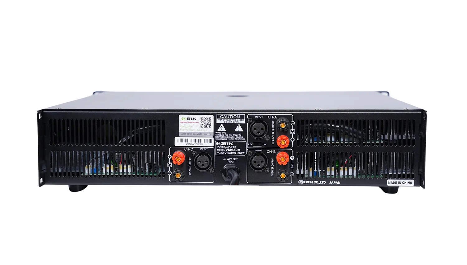 Cục đẩy công suất 3 kênh BIK VM 630A