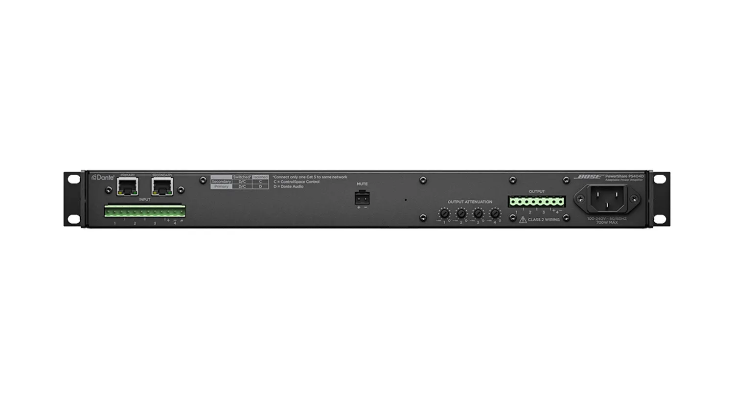 Cục đẩy công suất 4 kênh Bose PowerShare PS404D