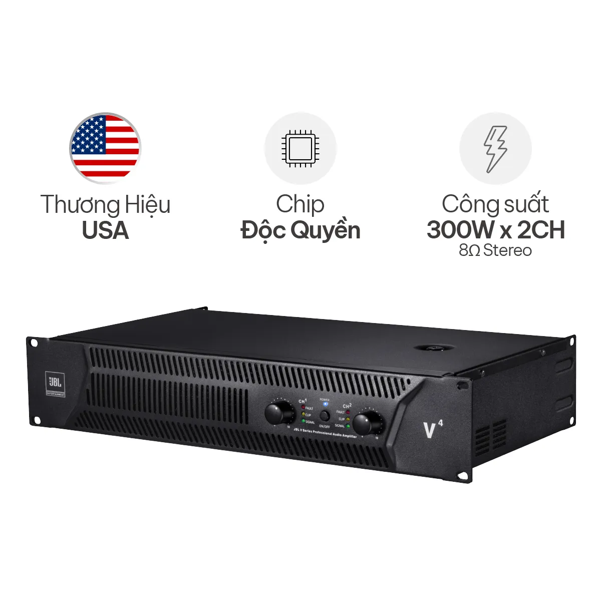 Cục đẩy công suất JBL V4