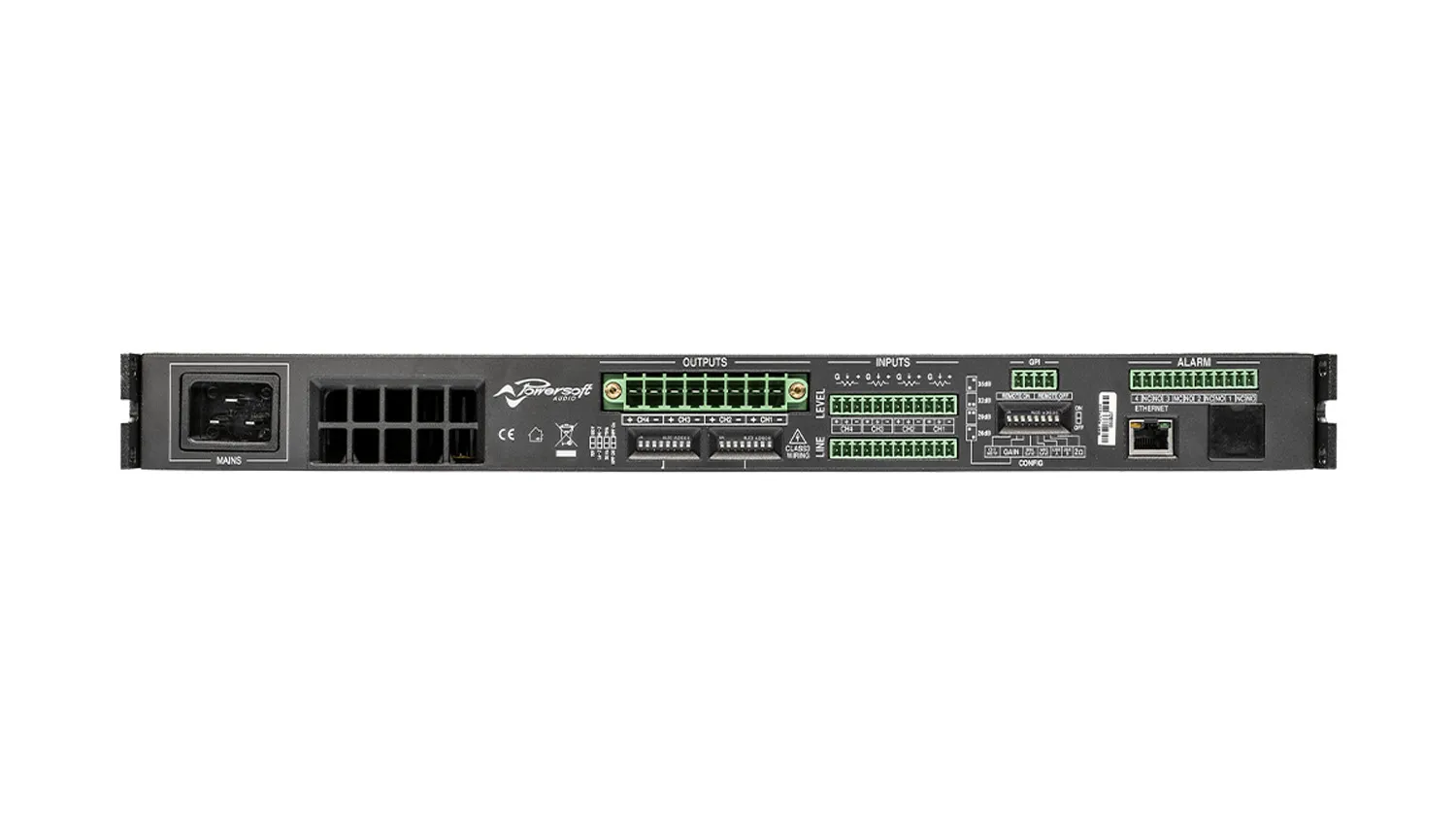 Cục đẩy công suất 4 kênh Powersoft Quattrocanali 1204