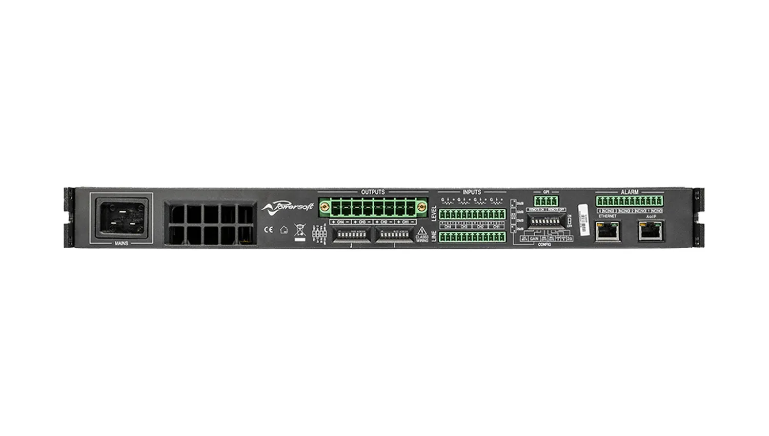 Cục đẩy công suất 4 kênh Powersoft Quattrocanali 1204 DSP+